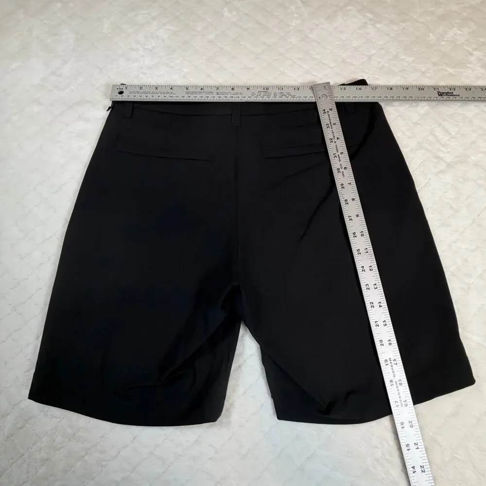 Lululemon Commission Shorts Classic Fit 9” LM7B96S Warpstreme Black Men Sz 33